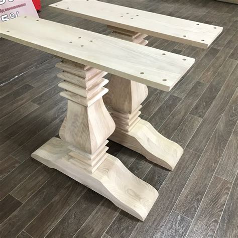 Wooden legs for table furniture. Production and wholesale MBS Wood