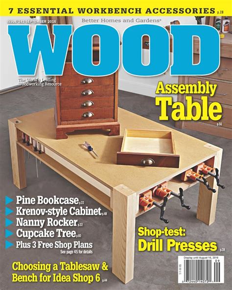 Wood Magazine Woodworking Project Paper Plan to Build Traditional