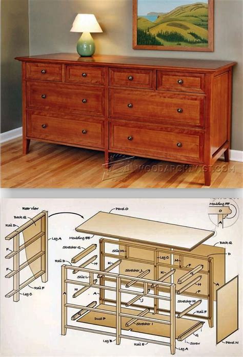 Dresser Woodworking Plans Fabulous Idea