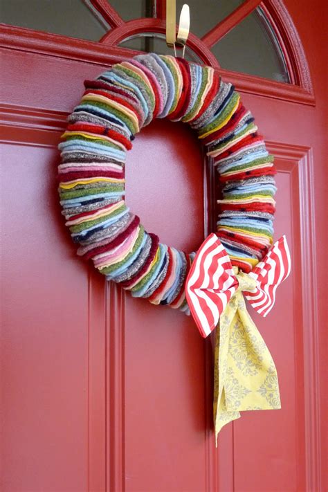 Wool Felted Wreath