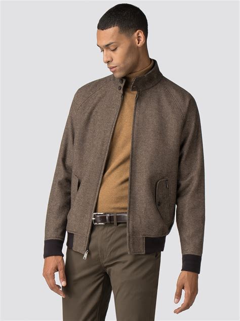 wool harrington jacket