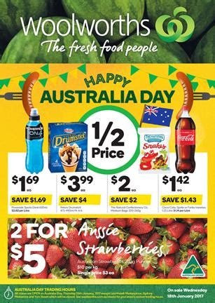 woolworths and australia day