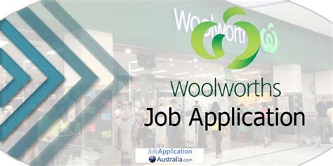 woolworths apply for a job
