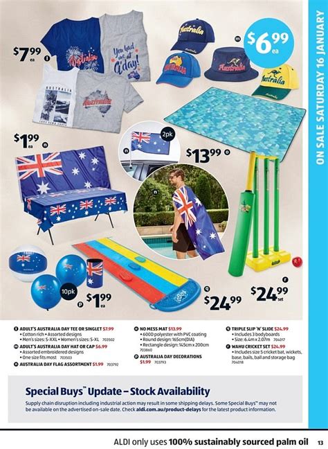 woolworths australia day products