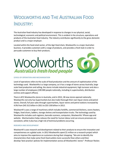 woolworths australia day statement