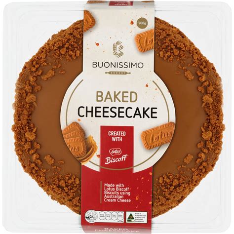 woolworths biscoff baked cheesecake