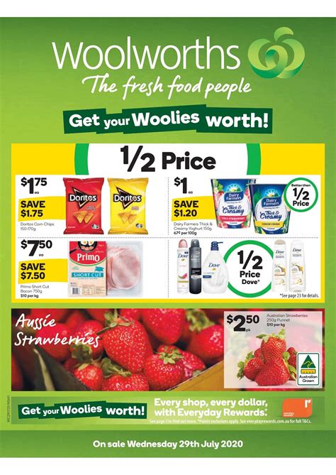 woolworths catalogue food specials