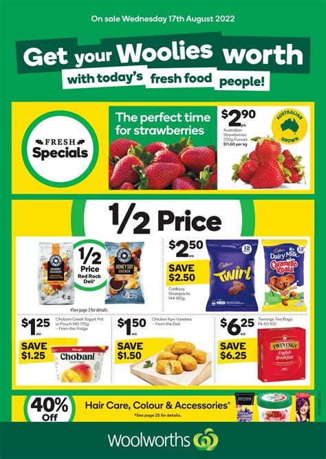 woolworths catalogue starting wednesday 17th