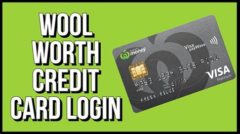 woolworths credit card login page