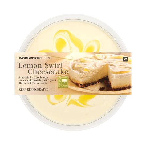 woolworths lemon cheesecake