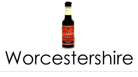 worcester sauce pronunciation