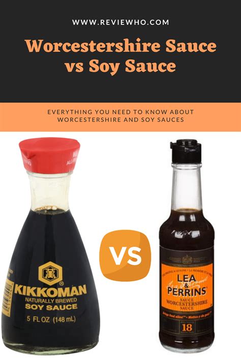 worcester sauce vs soy sauce