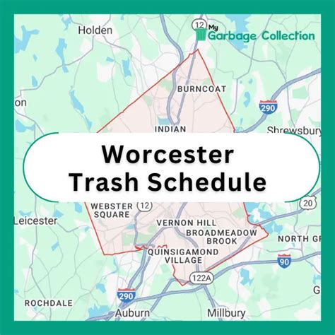 worcester trash collection schedule