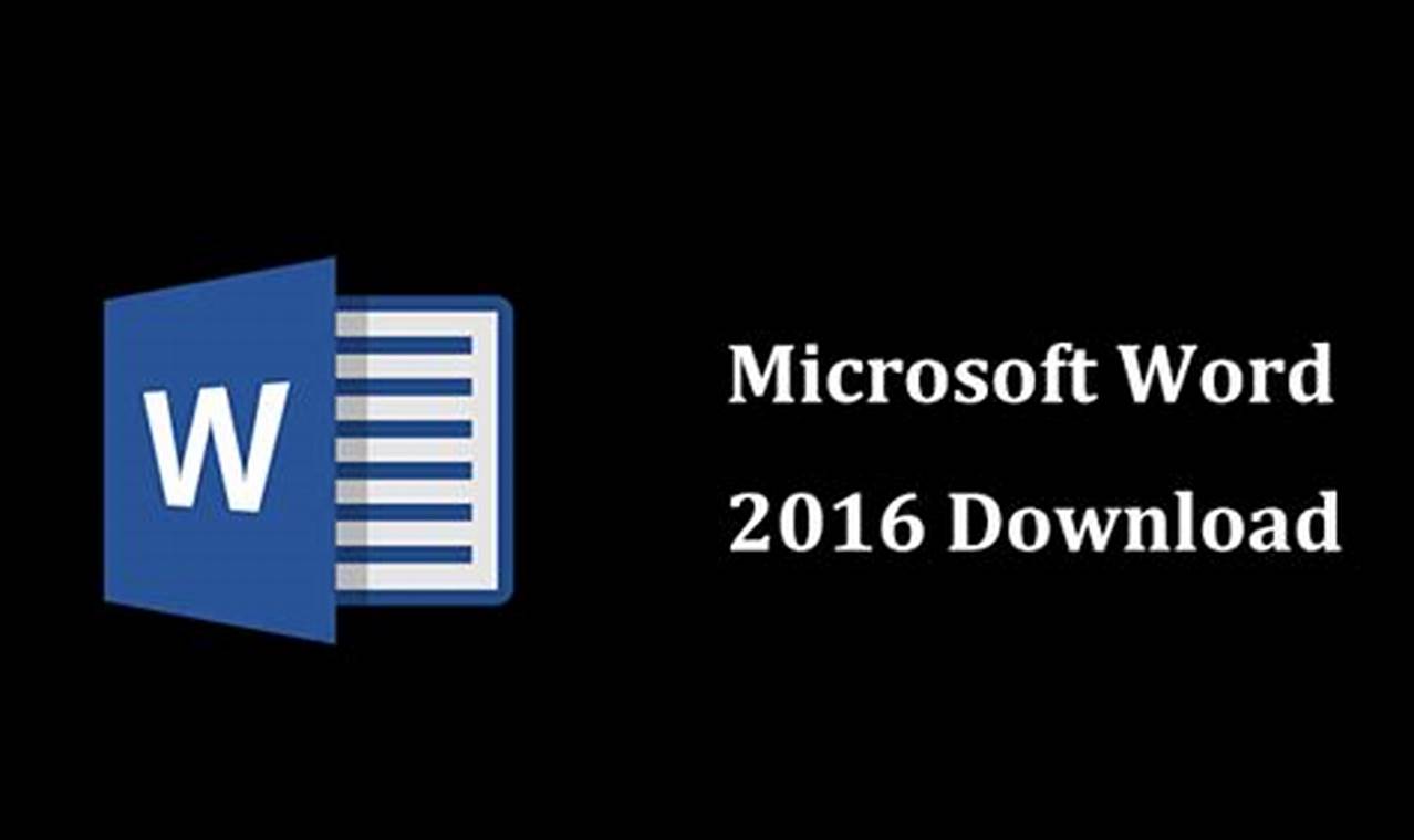 word 2016 download