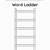 word ladder template