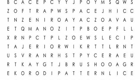 Printable Art Word Search - Cool2bKids