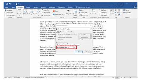 Microsoft Word 2007 – Seitenzahlen ab Seite 2 oder danach einfügen