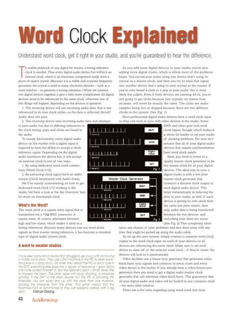 Word Clock Explained