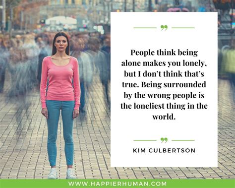 word for being alone in a crowd