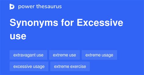 word for using excessive words