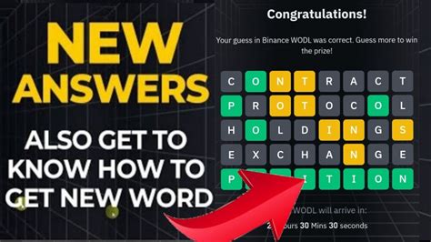 word of the day binance 8 letters