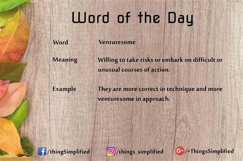 word of the day with example