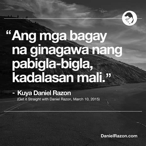 word of wisdom tagalog example with explanation