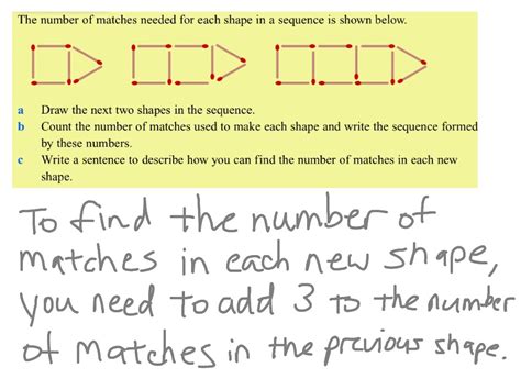 word pattern in mathematics example