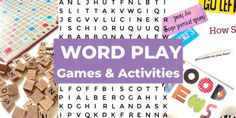 Word Play Activities Examples