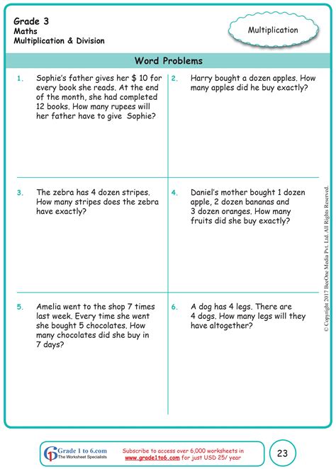 word problems for class 4 with solution