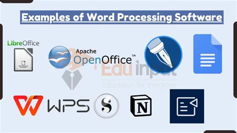 word processing software two examples