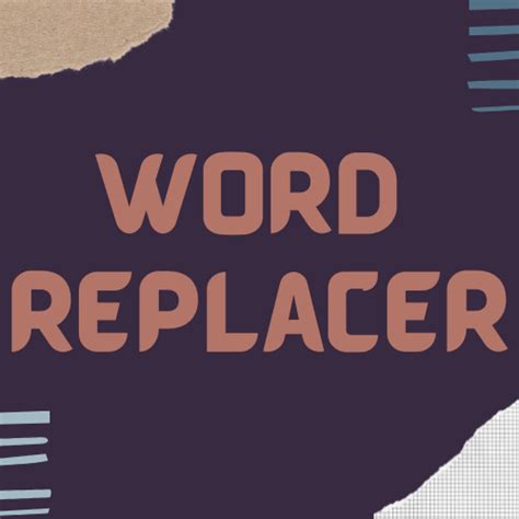 Word Replacer Tool