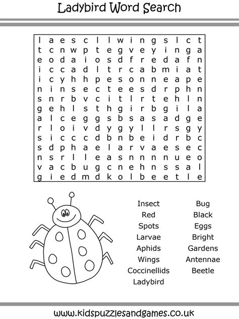 word search and other puzzles