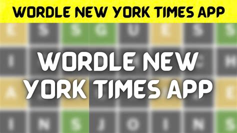 wordle new york times app