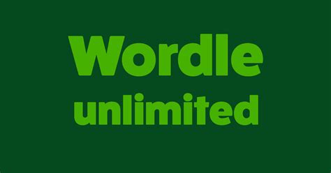 wordle unlimited answers list
