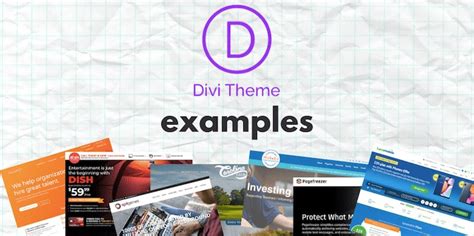wordpress divi theme examples