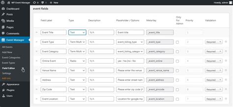 wordpress event manager tutorial