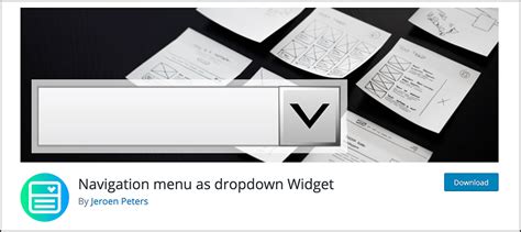 Wordpress Sidebar Dropdown Widget