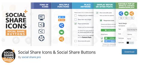 Wordpress Social Share Plugin With Shortcode