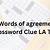 words of agreement crossword clue