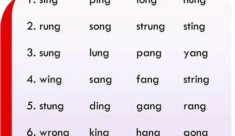 Free CVCC Word Family Word Path: ANG, ING, ONG, UNG Worksheets | 3