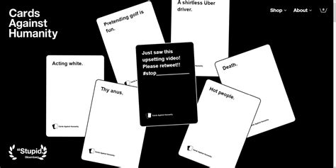 Words Against Humanity Card Examples