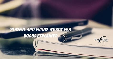 Boobs Slang Terms