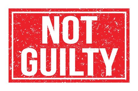 words for not guilty