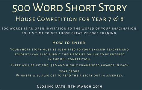 words for short story