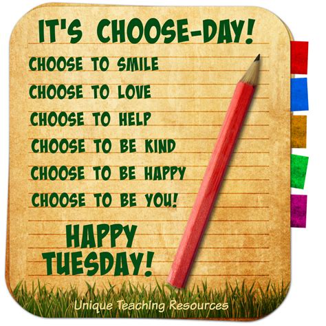 words for tuesday