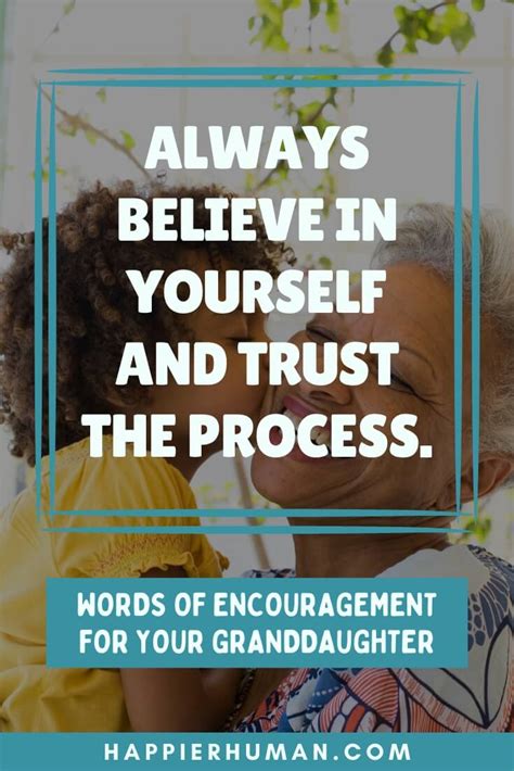 words of encouragement for granddaughter from grandma