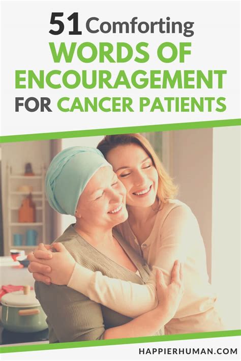 words of encouragement to a person with cancer