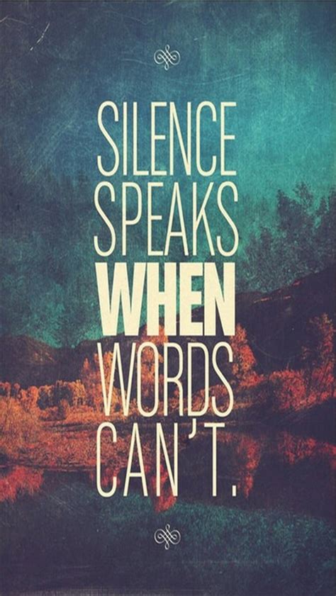 words related to silence