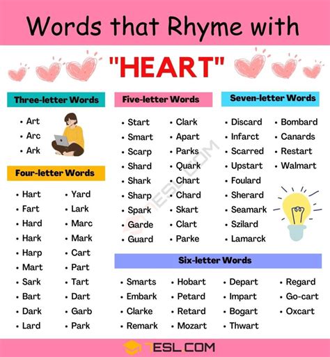 Educational poster "Words That Rhyme" poster for the classroom